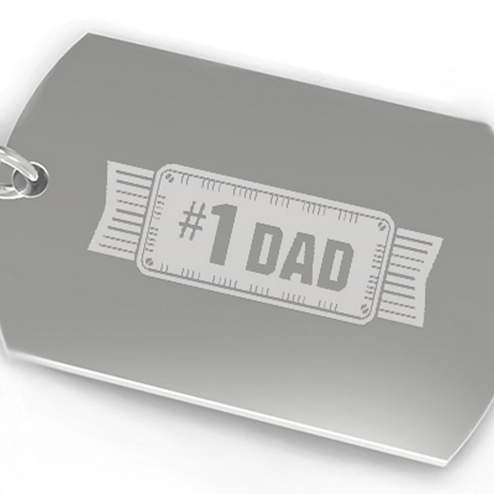 #1 Dad Key Chain Unique Fathers Day Gift Ideas Funny Gifts For Dad