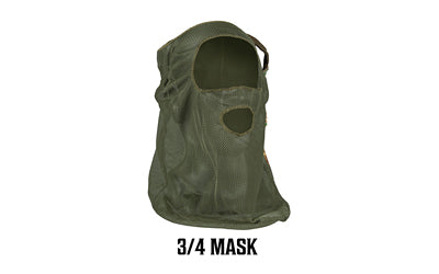 Primos Mesh 3/4 Face Mask Green