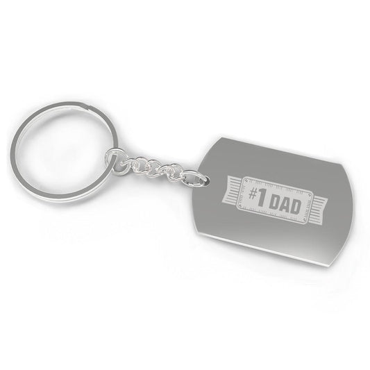 #1 Dad Key Chain Unique Fathers Day Gift Ideas Funny Gifts For Dad